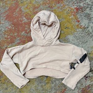Size 8 - 9 Pink Nununu cropped hoodie
